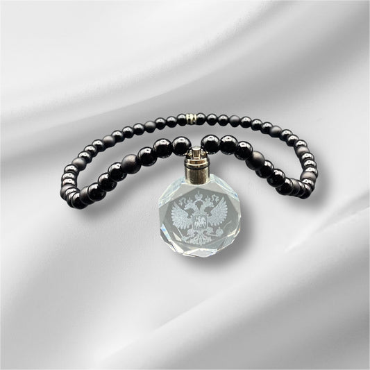 Russland Kette Schwarz Glanz+Matt