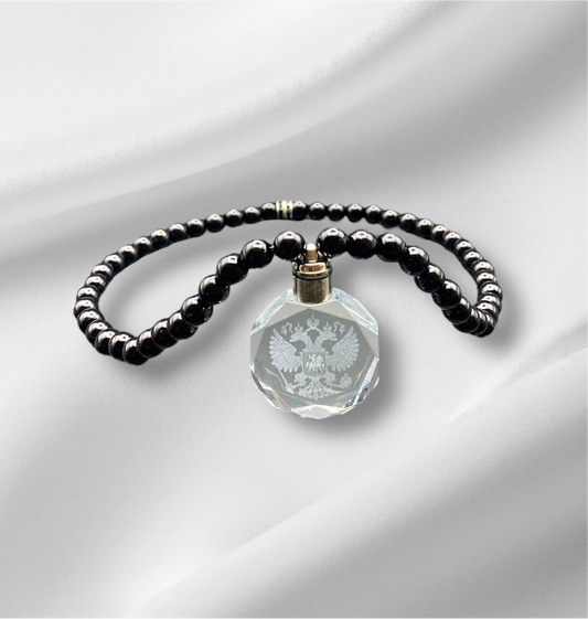 Russland Kette Schwarz Glanz