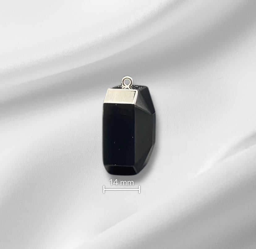 Orthodox Kreuz Schwarz Matt +Schwarz Glanz Auto Rückspiegel Kette