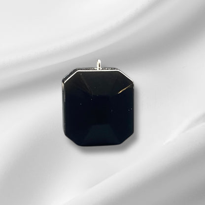 Orthodox Kreuz Schwarz Matt +Schwarz Glanz Auto Rückspiegel Kette