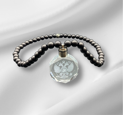 Russland Kette Schwarz Matt